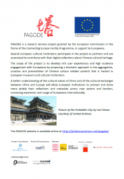PAGODE – Europeana China